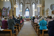 Festgottesdienst für die Kommunionjubilare an Ostermontag (Foto: Karl-Franz Thiede)